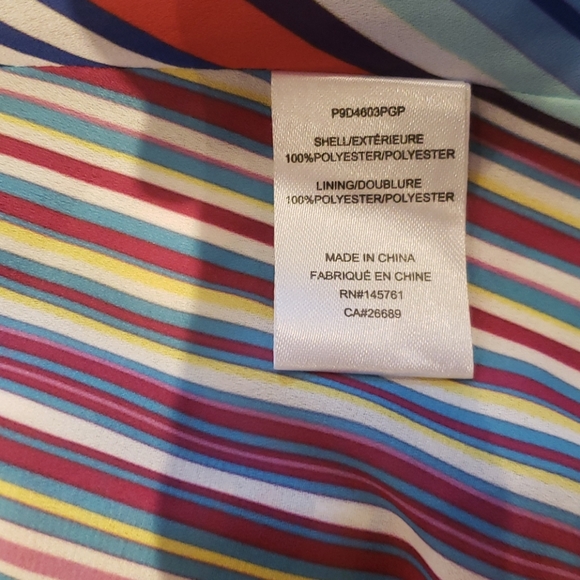 Parker Magna Stripe Dress, Sz S - Picture 12 of 16